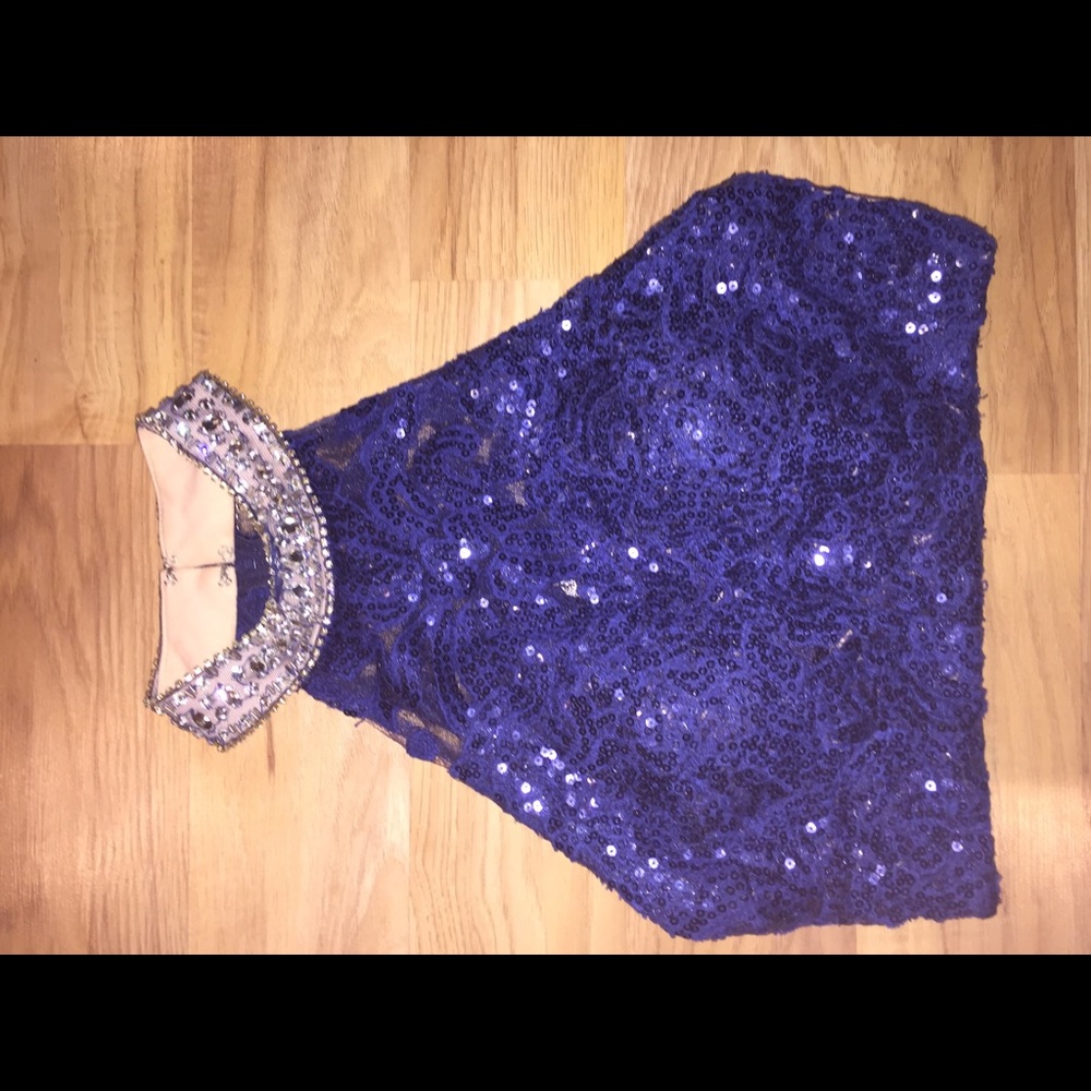 Navy blue homecoming dress!
